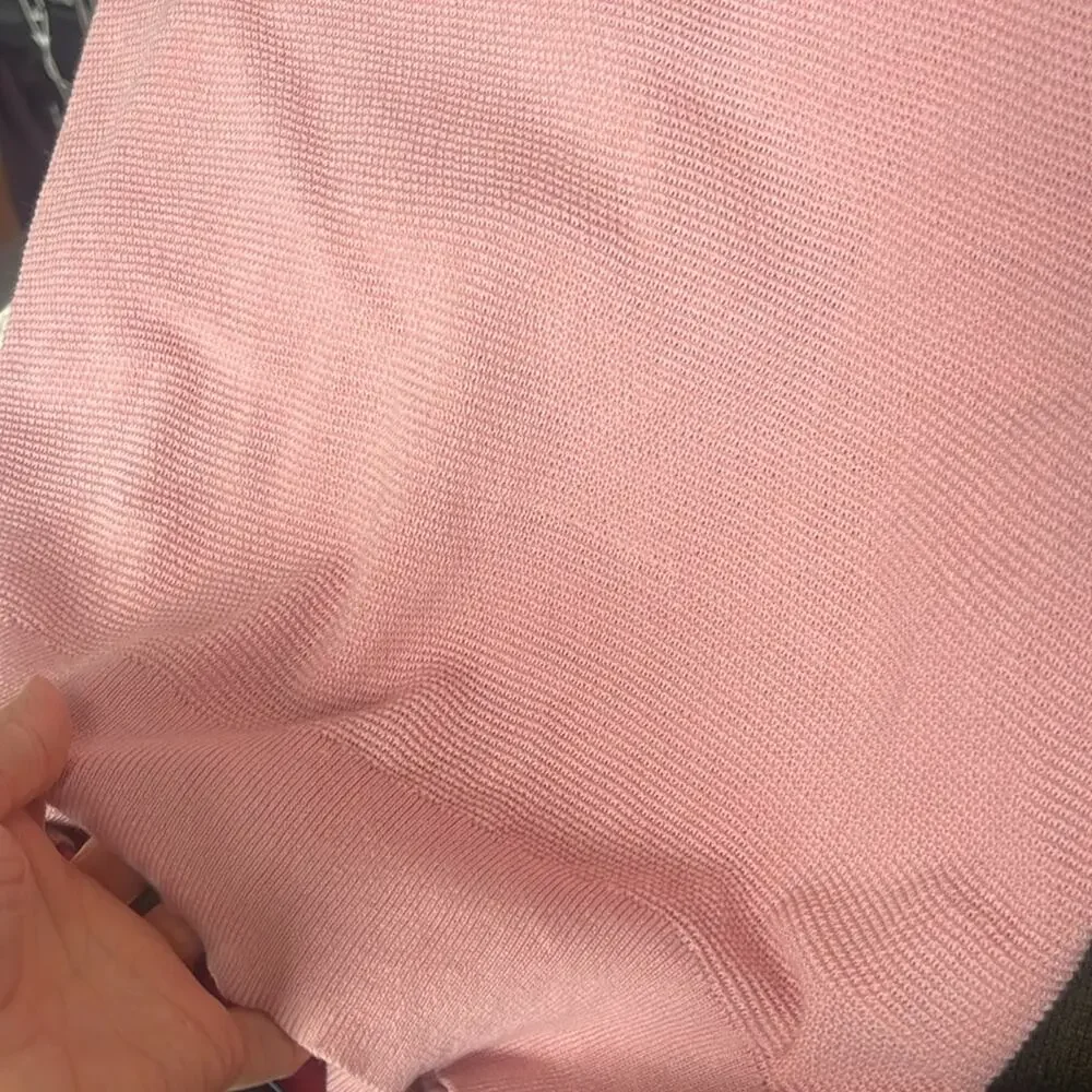J.Crew Factory iced quartz Cotton seed-stitch‎ crewneck sweater M